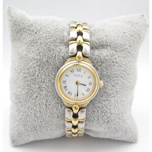 Women Caravelle by Bulova Quartz WR Analog 22mm Round Watch (H940) "New Battery"